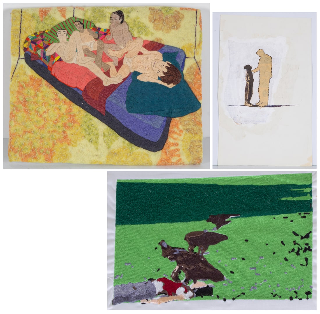 Darrel Morris  (b. 1960) American  (two  & Fabric artist Unidentified  (three)) (1 of 7)