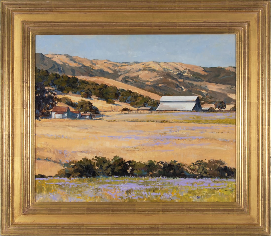Paul Panossian (b. 1965) California: HONEST WORK, 2007, oil painting on linen over Birchwood, signed and dated lower right, signed and dated on verso, 20 x 24”, frame 27 ½ x 31 ¼ x 2 ½”. Provenance: Cambr