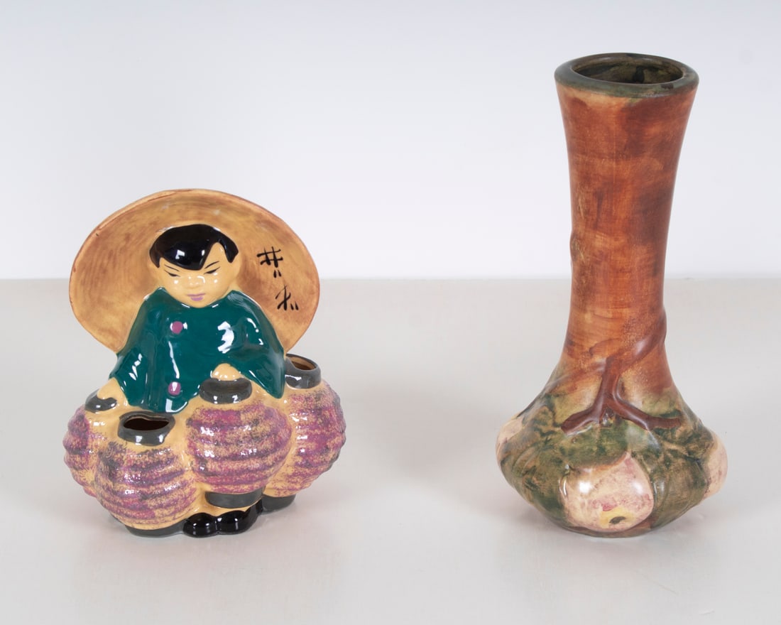 S B M California Pottery  (20 th  Century)   (two) (1 of 3)