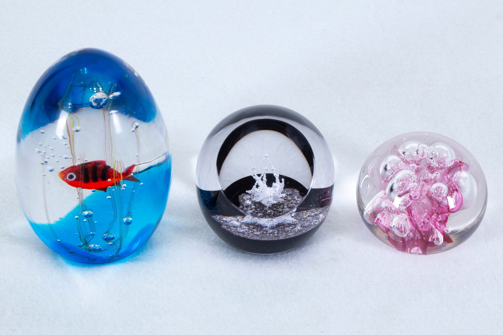 Robert Eickhold  (b. 1947) American &  Teign Valley Glass  & another art glass  (three) (1 of 7)