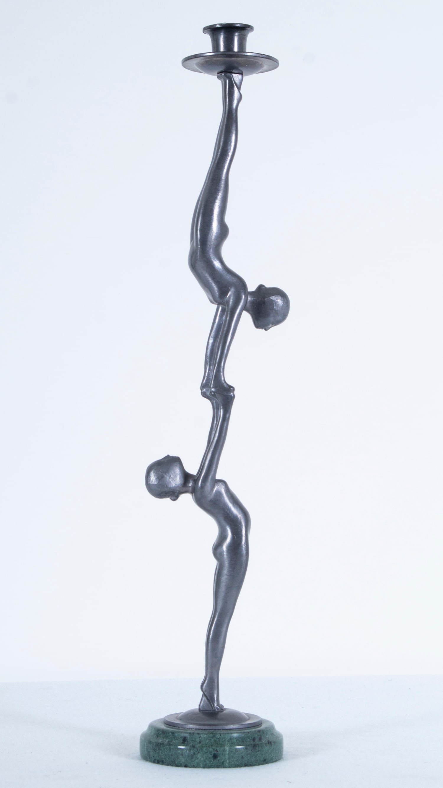 Pewter candlestick (1 of 2)