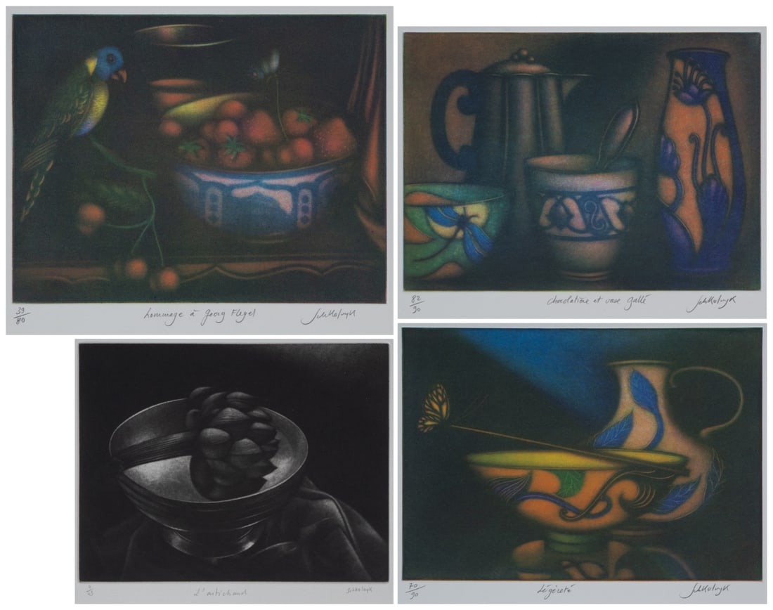 Laurent Schkolnyk  (b. 1953) French  (four) (1 of 6)