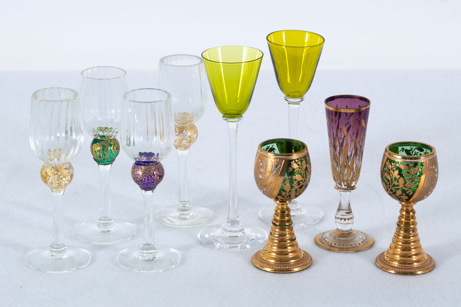Venetian Style Glass & others  (nine) (1 of 5)