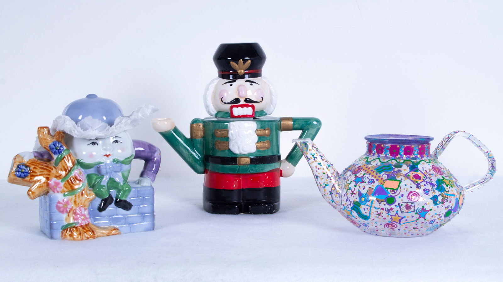 Teapot Collection:  (three) (1 of 2)