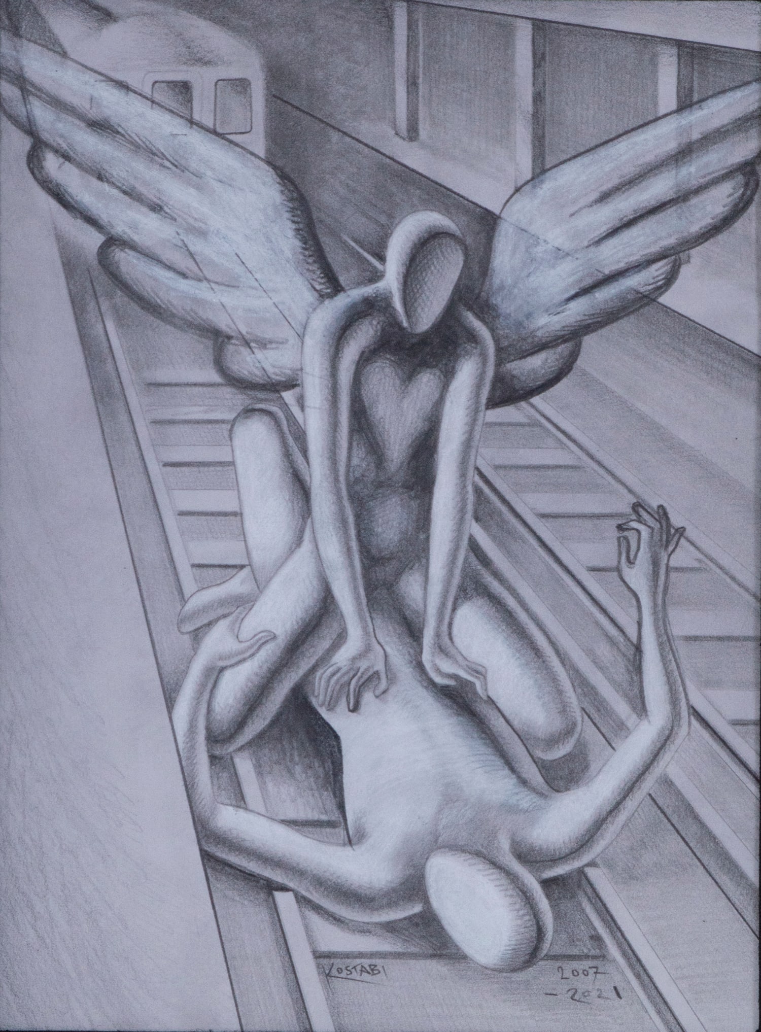 Mark Kostabi  (b. 1960) California New York (1 of 6)