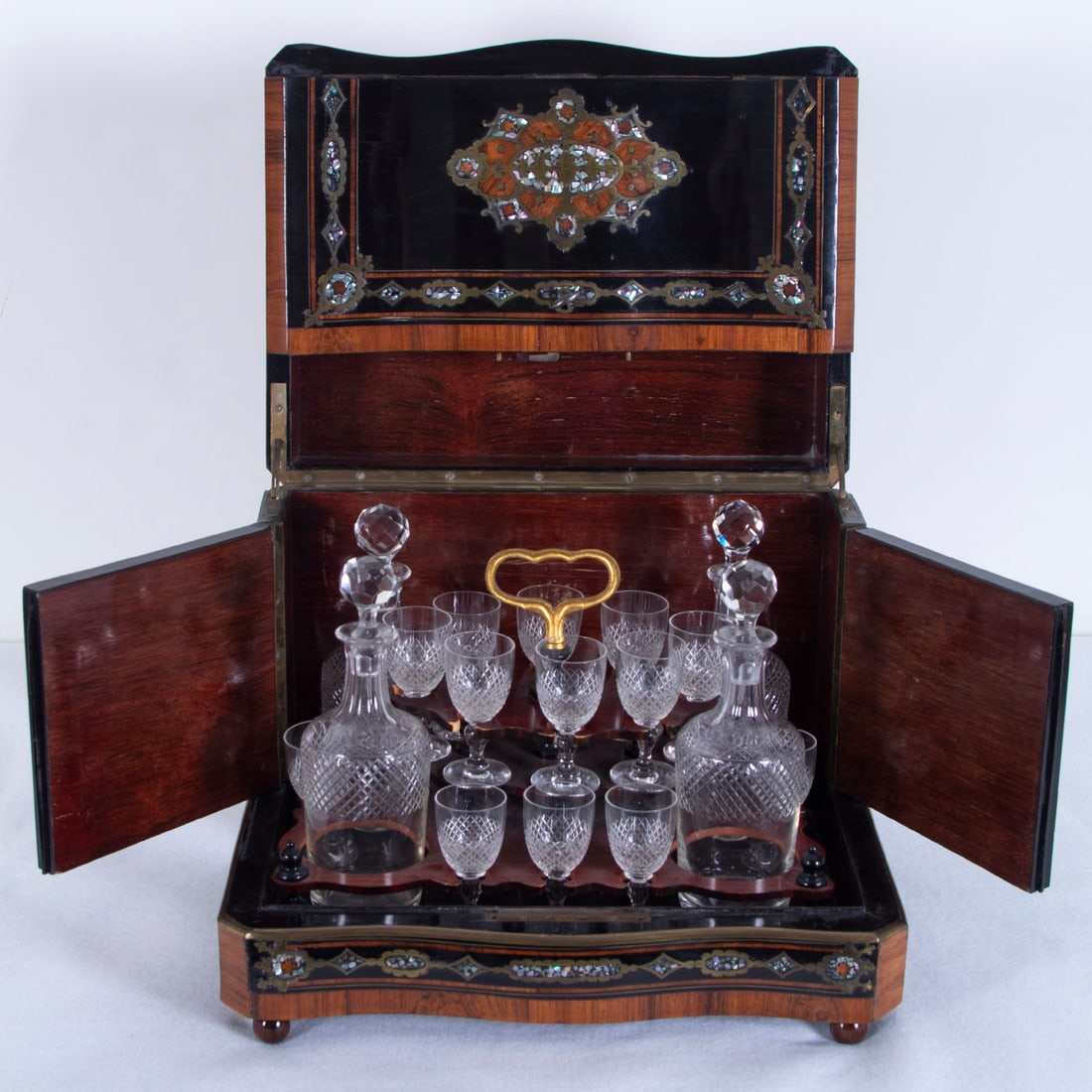 Antique  Tantalus Bar (19 th  Century) (1 of 6)