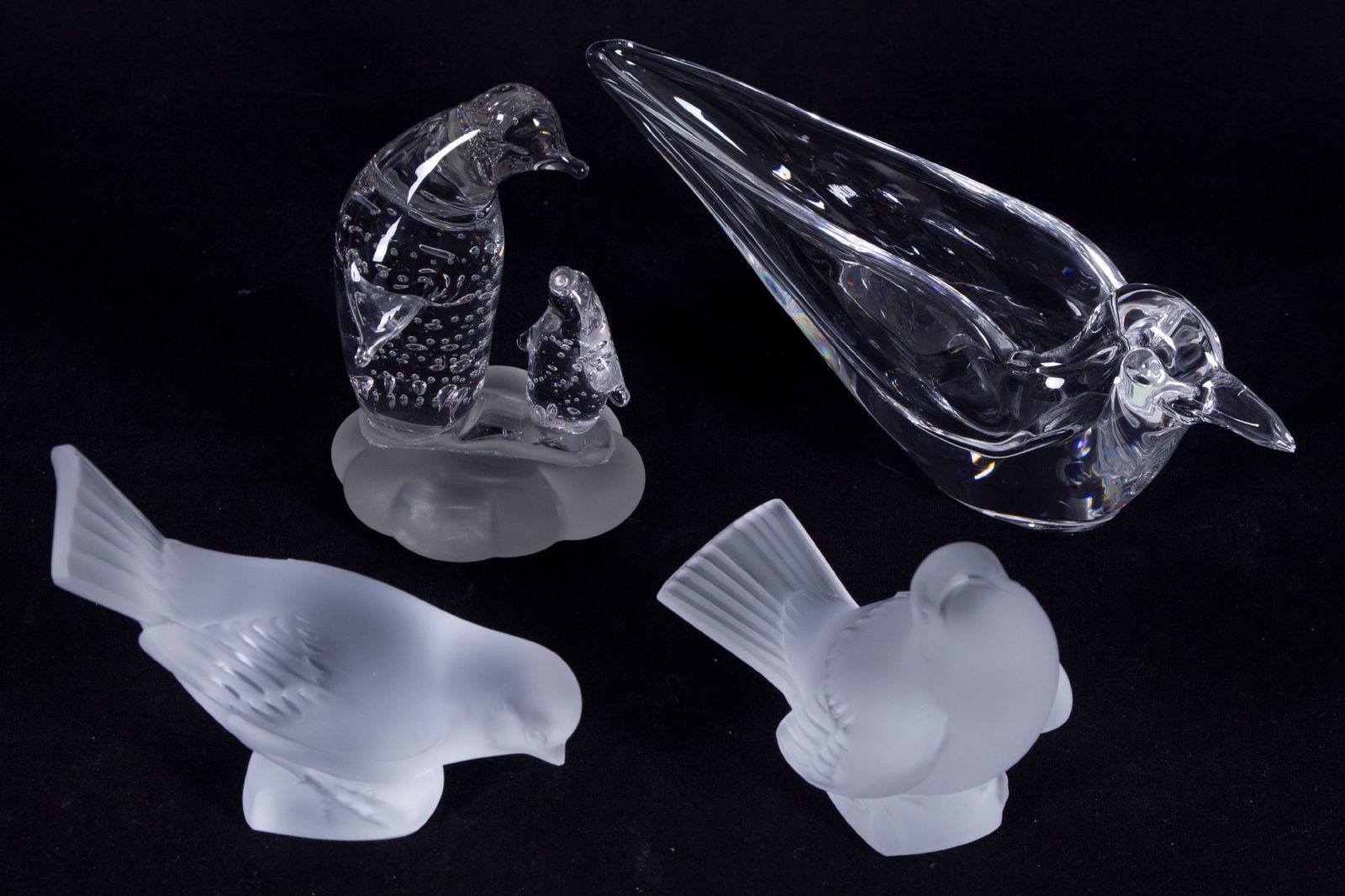 Lalique crystal  & others  (four) (1 of 3)