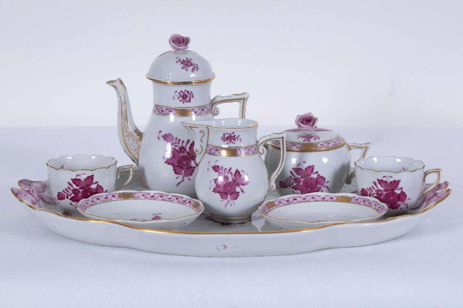 Herend Porcelain Tea Set (1 of 4)