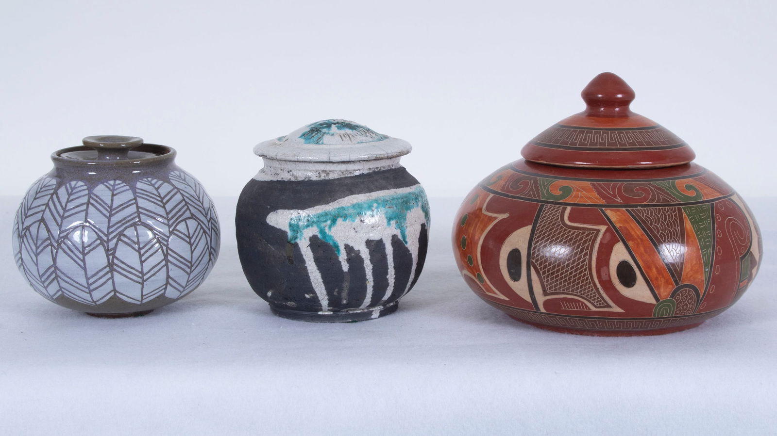 Studio Pottery  (three) (1 of 3)