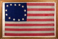 Betsy Ross pattern flag