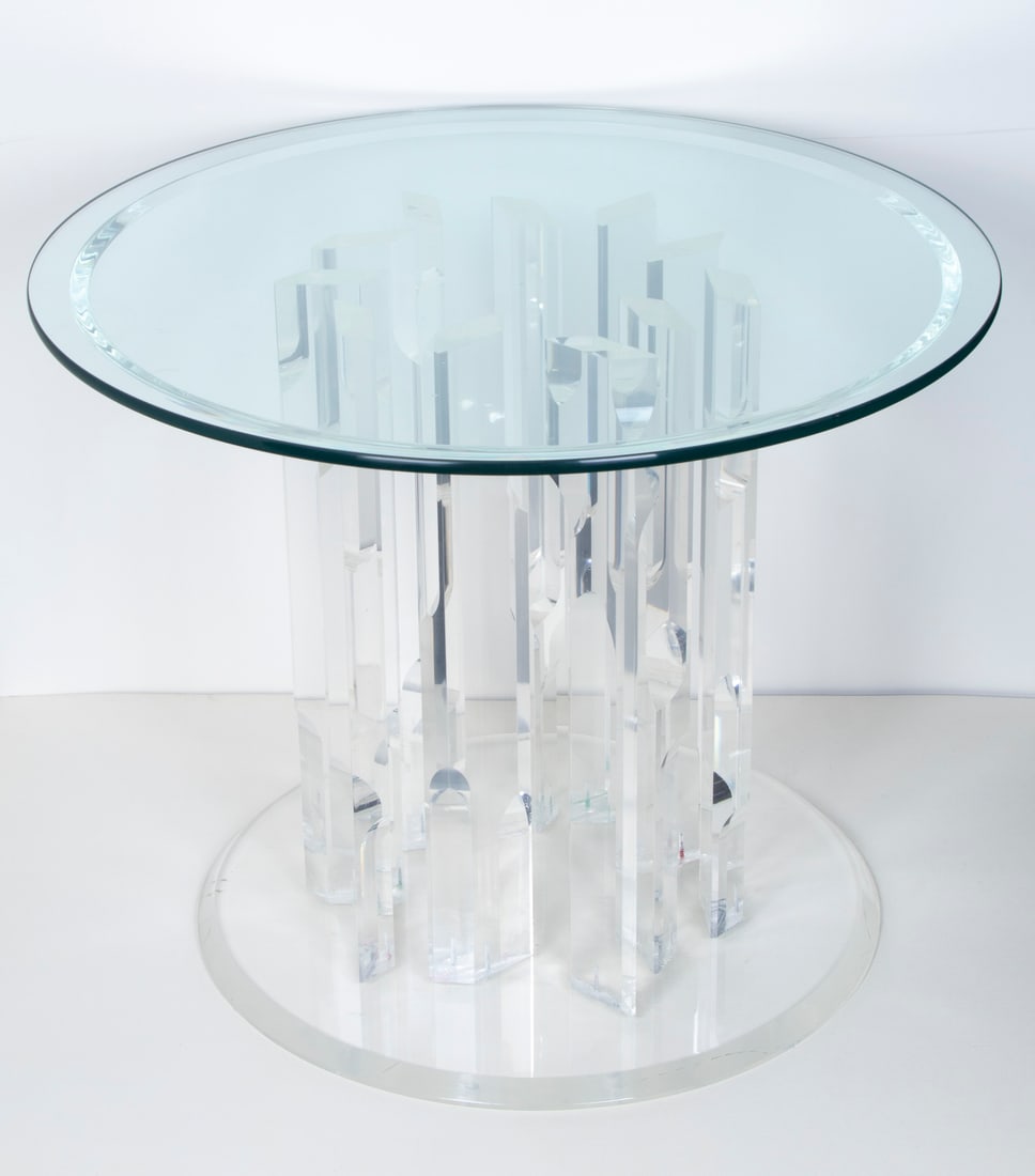 Modernist Lucite Table (1 of 3)