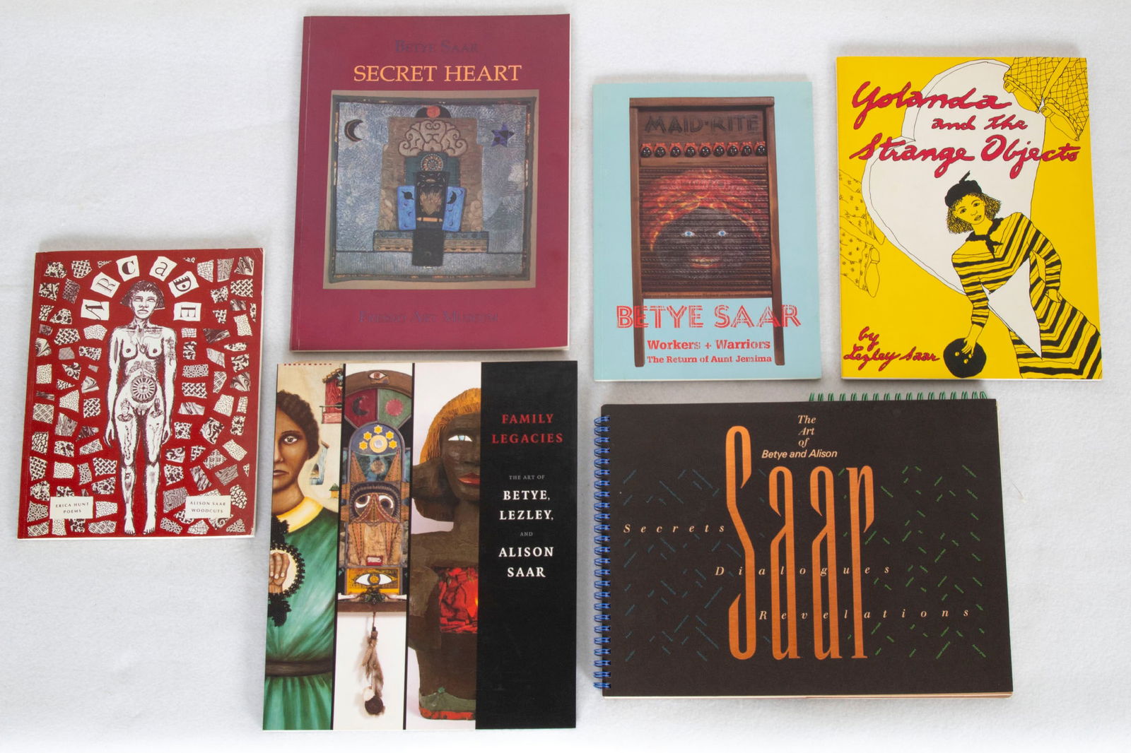 Betye, Alison & Lezley Saar books & ephemera collection (1 of 2)