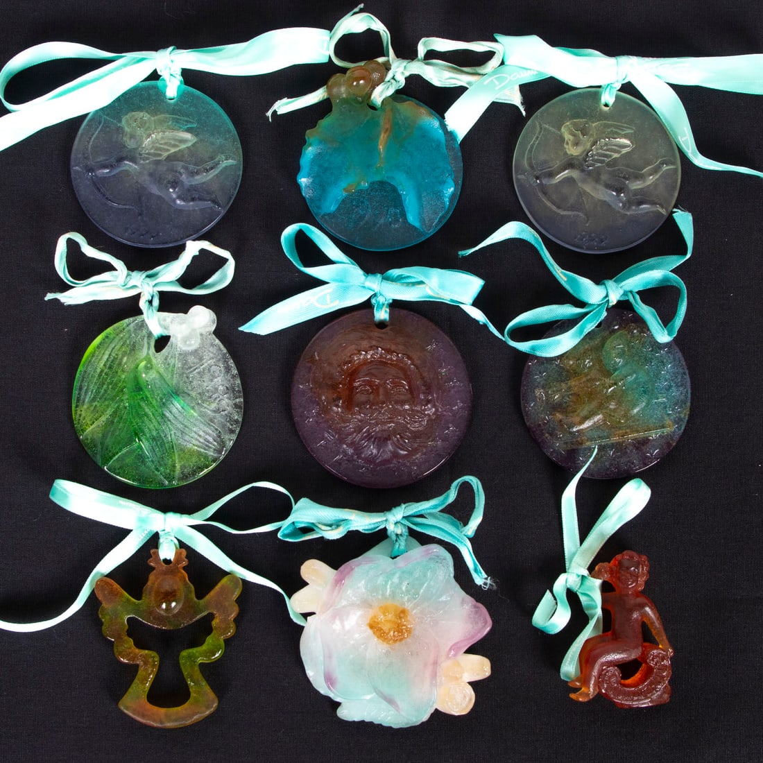 Daum Christmas Ornaments (nine) (1 of 3)