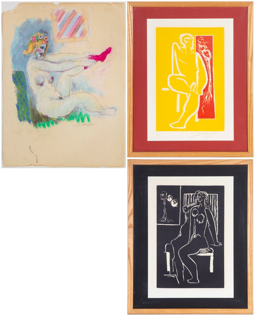 Hans Burkhardt  (1904-1994) Swiss Californian  (three) (1 of 7)