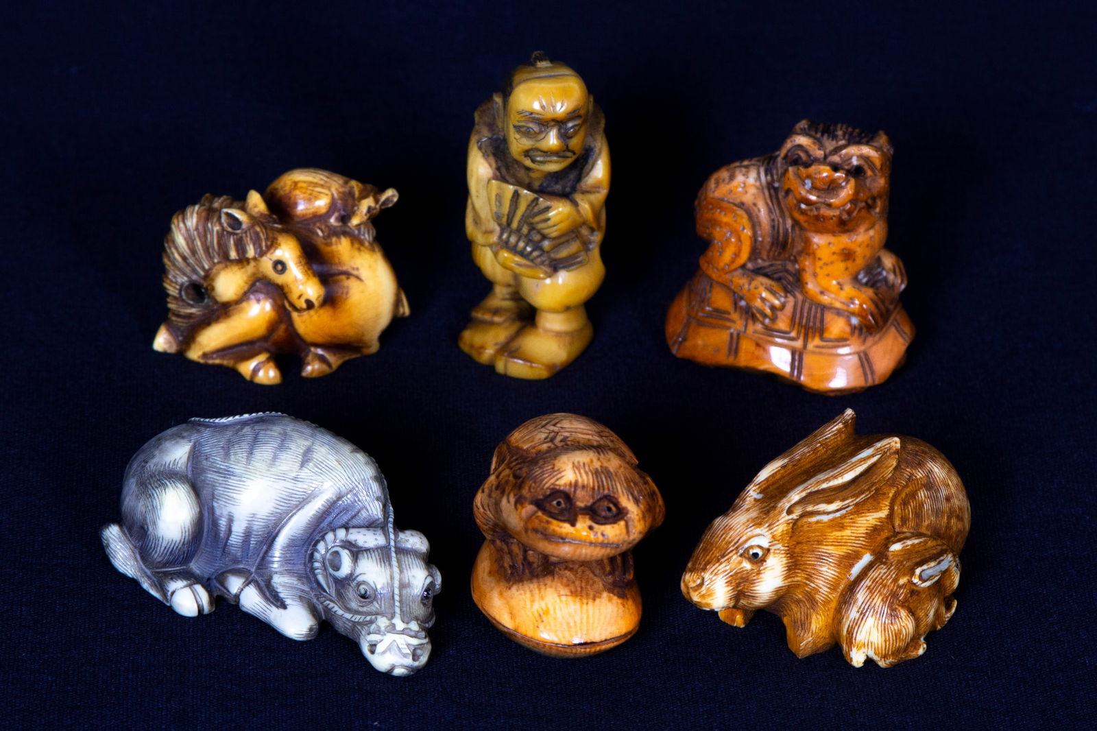 Netsuke collection  (six) (1 of 5)