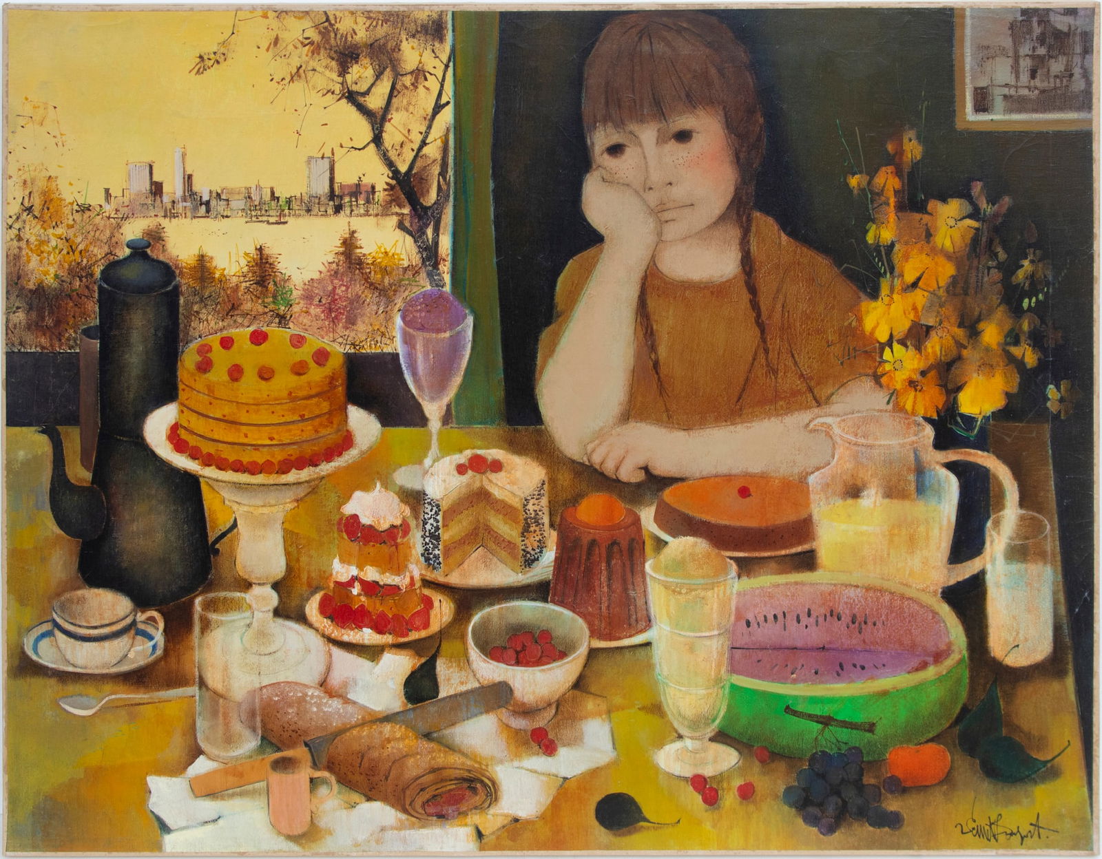 Robert Vernet Bonfort  (b. 1934) French (1 of 3)