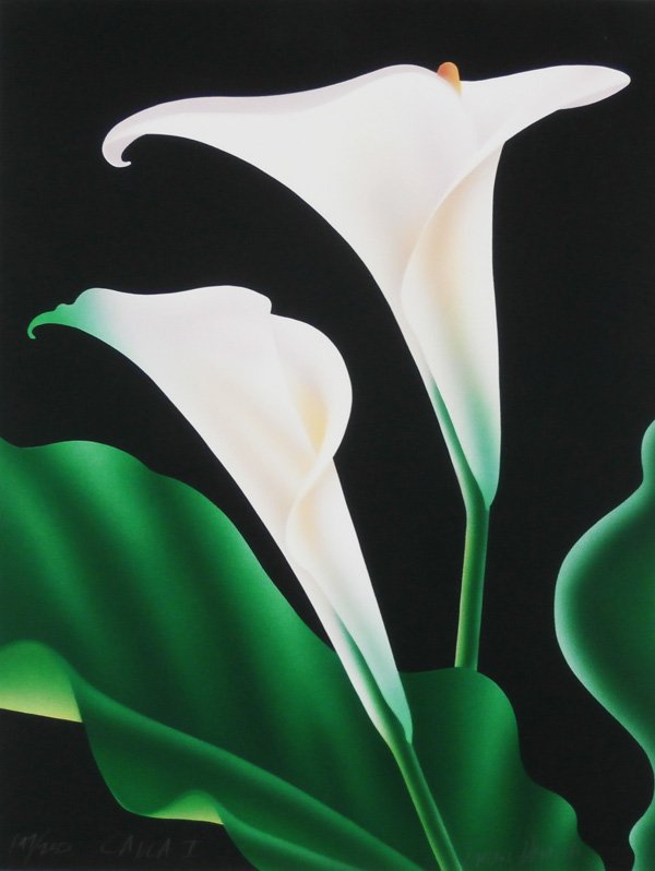 Brian Davis (b. 1946) Californian (five): CALA I, 1981, five color airbrush stencil prints, each signed in pencil, and from the numbered editions 250, sheets 30 x 22”, with artists blind stamps, all in very good condition. (5)