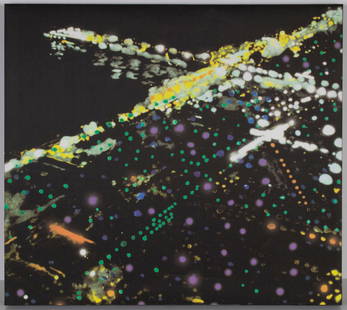 Peter Alexander (1939-2020) California: FLOWER, 1999, color digital print on synthetic fiber, signed, dated and numbered 1/20 in ink on verso, 24 x 26 ¾”.