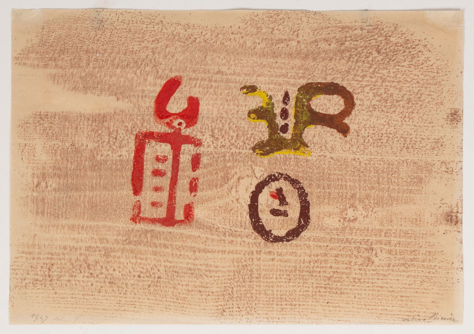 Julius Bissier  (1893-1965) German (1 of 4)