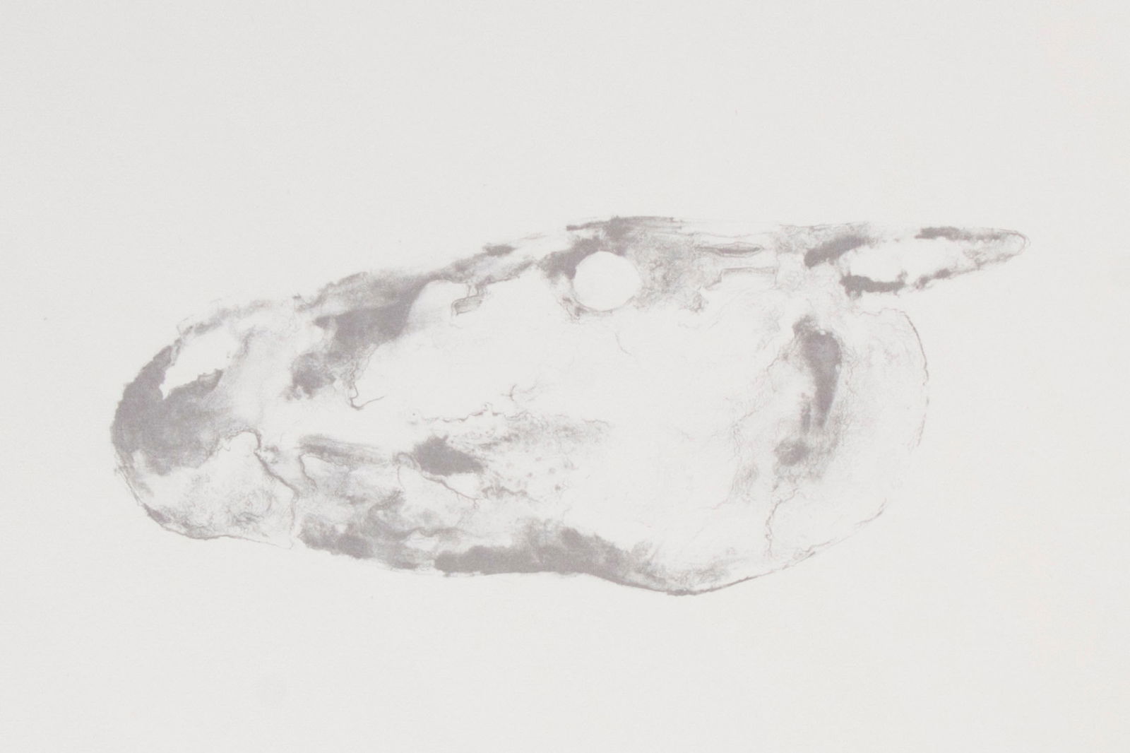 Elisabeth Frink (1930-1993) British: HORSE’S HEAD, 1970, color lithograph, signed and numbered 40/60 in pencil, sheet 15 ½ x 23”. From the Monterey Museum of Art.