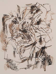 Frank Stockton  (20 th / 21 st  Century) California: UNTITLED, 2016, ink drawing on paper, a signed and dated on the verso, 15 x 11 &frac14;&rdquo;, frame 18 x 14 &frac12;&rdquo; with plexiglass. Provenance: Samuel Freeman Gallery, Los Angeles.