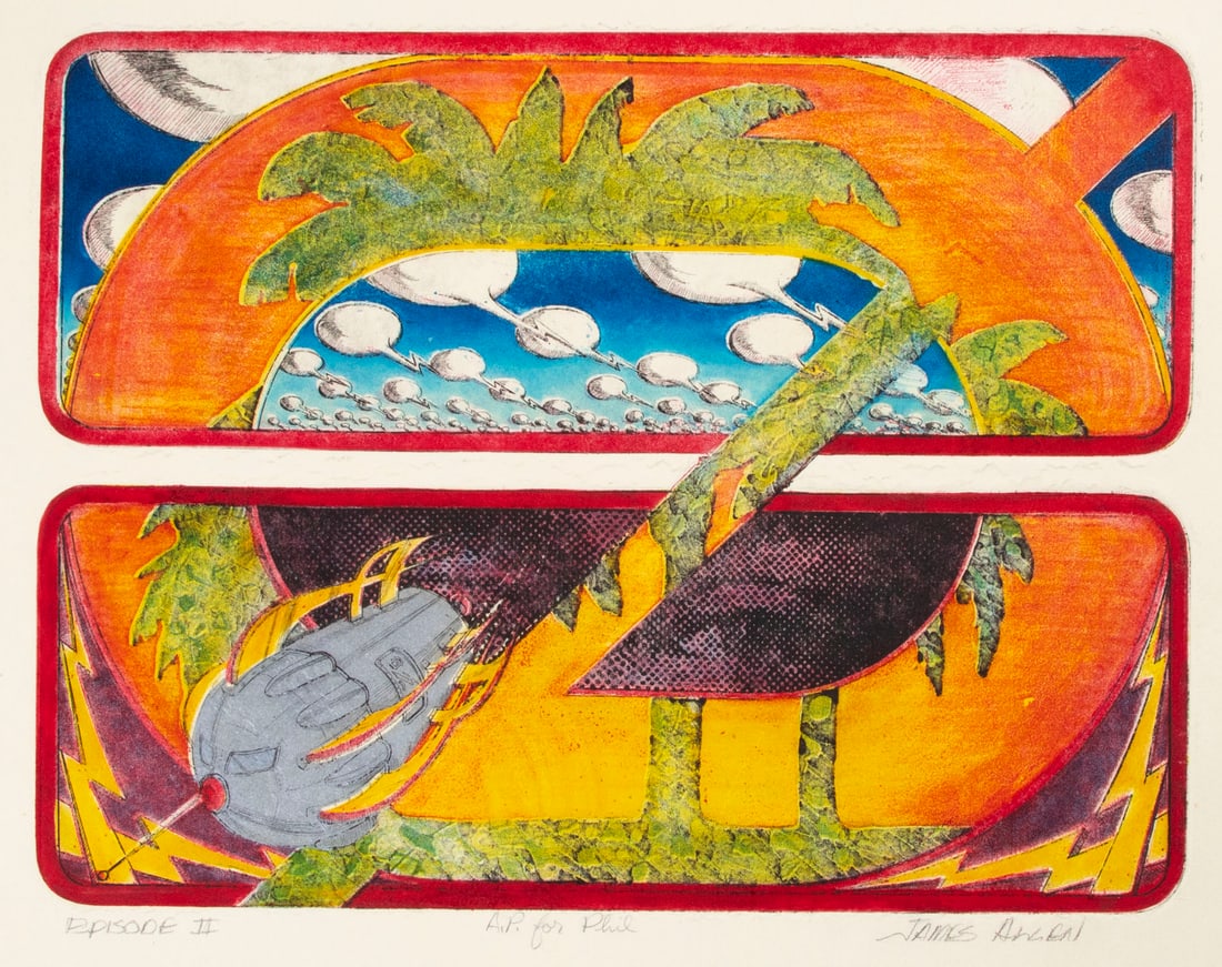 James Allen  (20 th  Century) American;  Michael Mazur  (1935-2009) New York;  Joyce Neimanas  (b. (1 of 5)