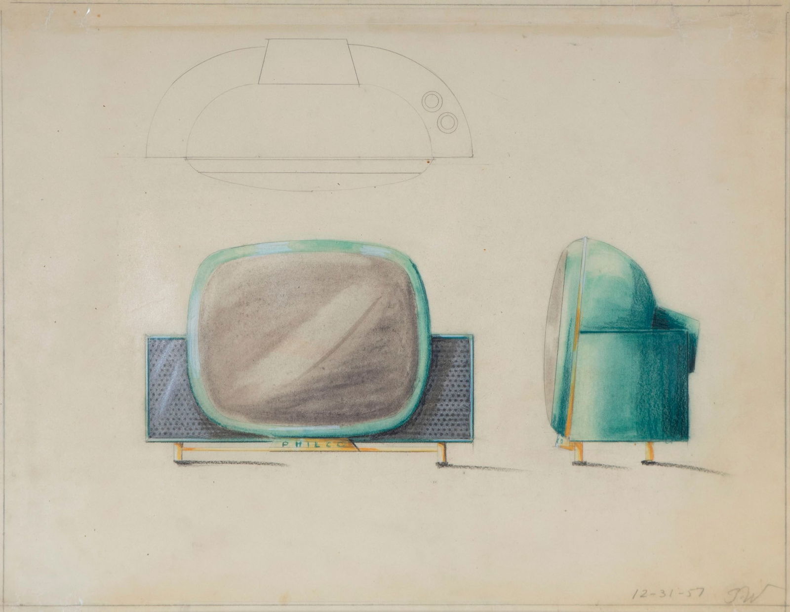 Catherine Winkler  (1906-1989) American   Designer of the Philco Predicta television. (1 of 5)