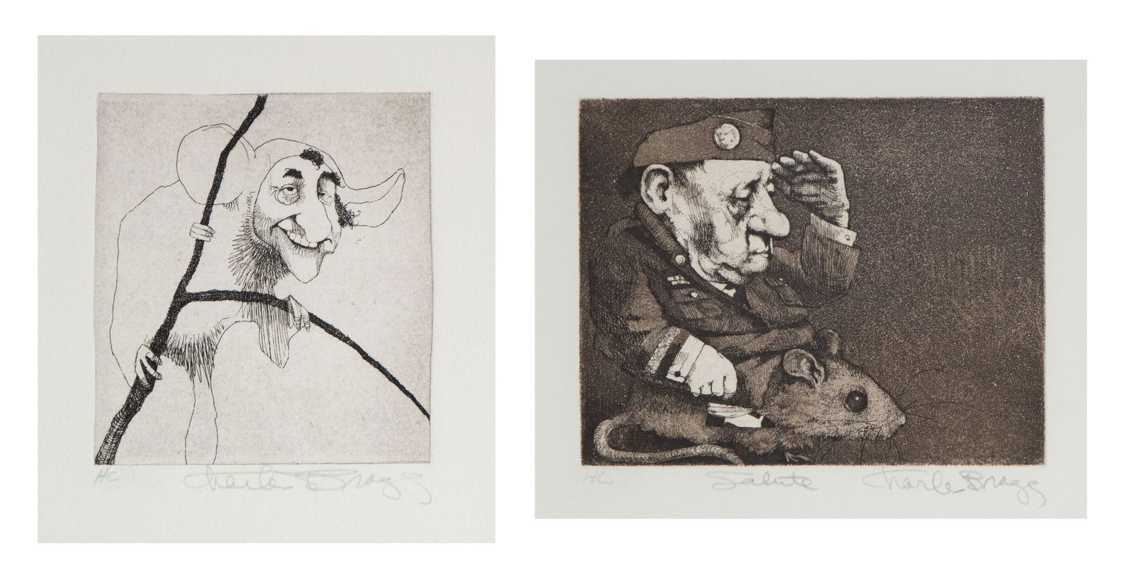 Charles Bragg  (1931-2017) California  (two) (1 of 4)