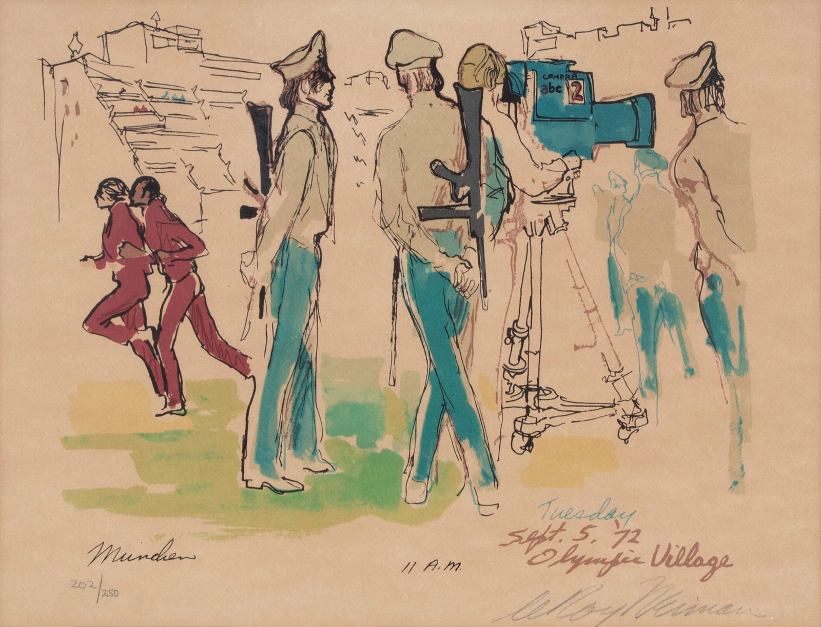 LeRoy Neiman  (1921-2012) American (1 of 5)