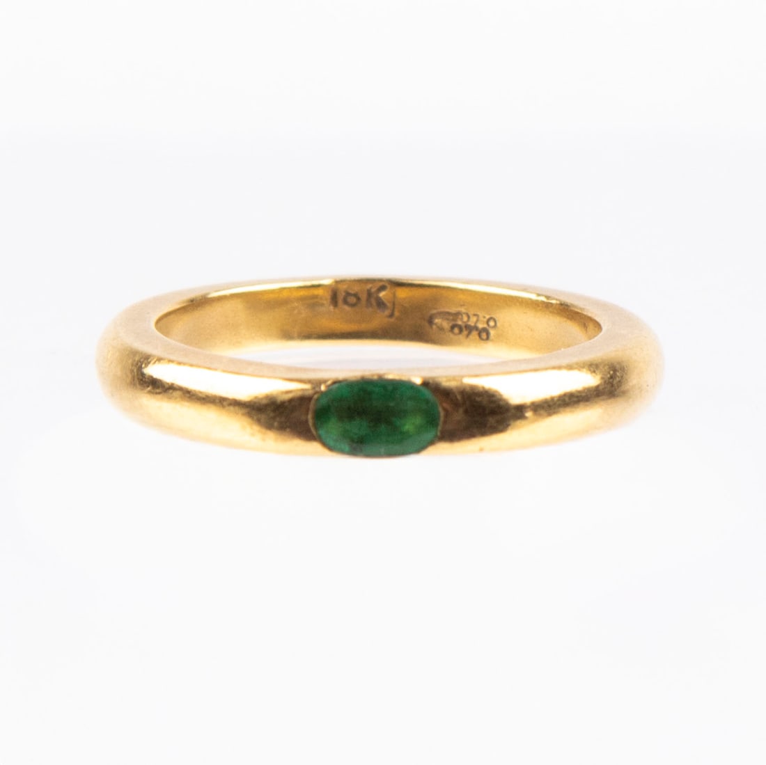 Jewelry: 18k Yellow Gold and Emerald Band (1 of 6)