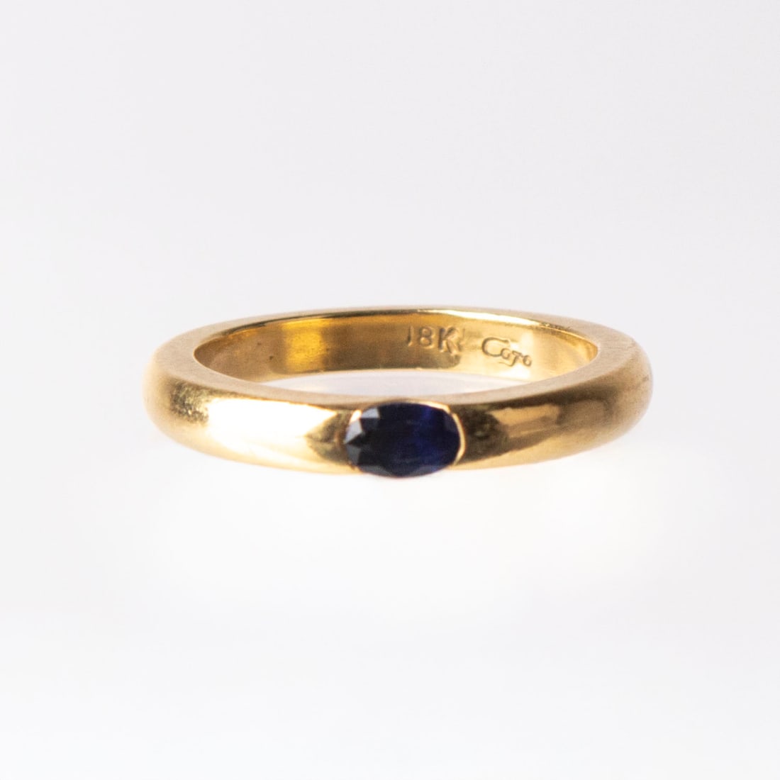 Jewelry: 18k Yellow Gold and Sapphire Band (1 of 6)