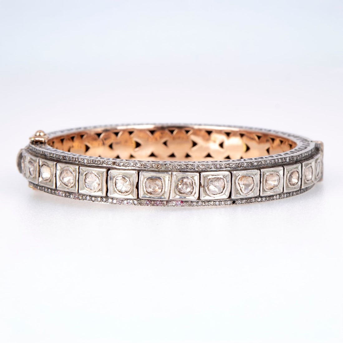 Jewelry: Gold and Silver Bracelet with Diamonds (1 of 5)