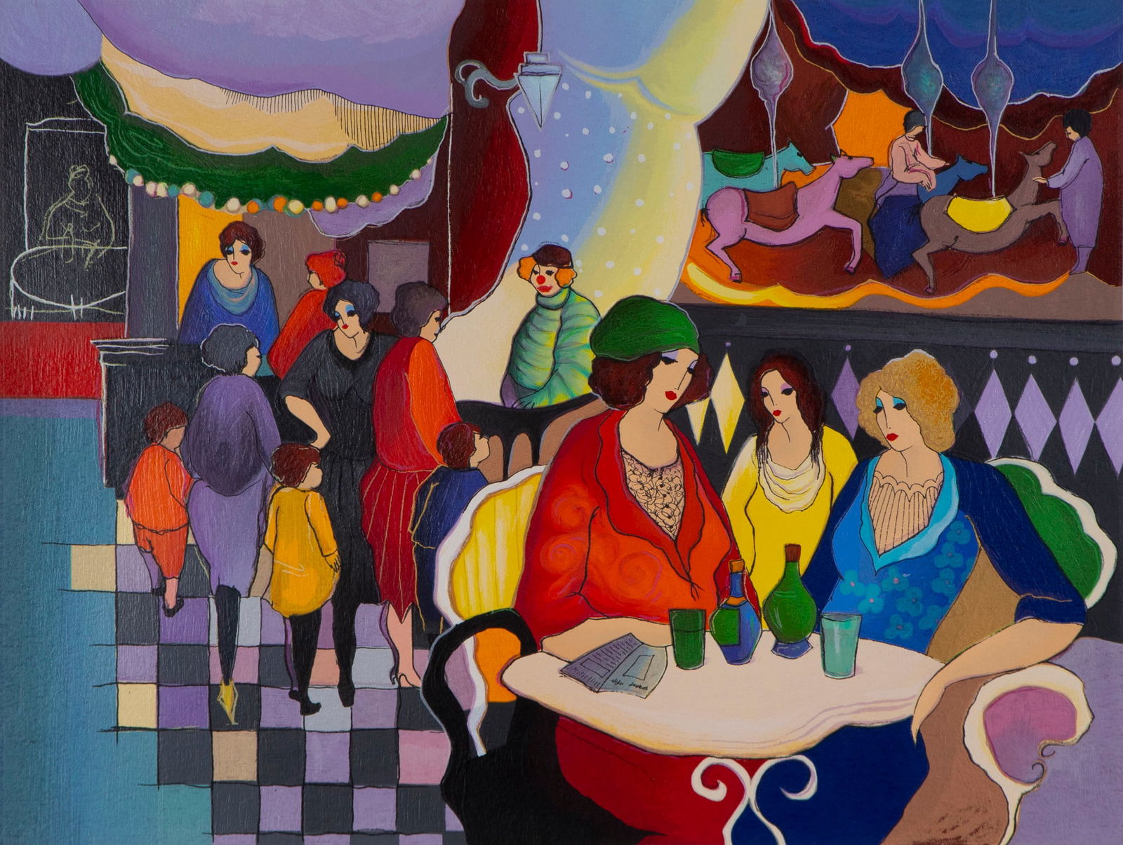 Itzchak Tarkay  (1935-2012) Israeli (1 of 5)