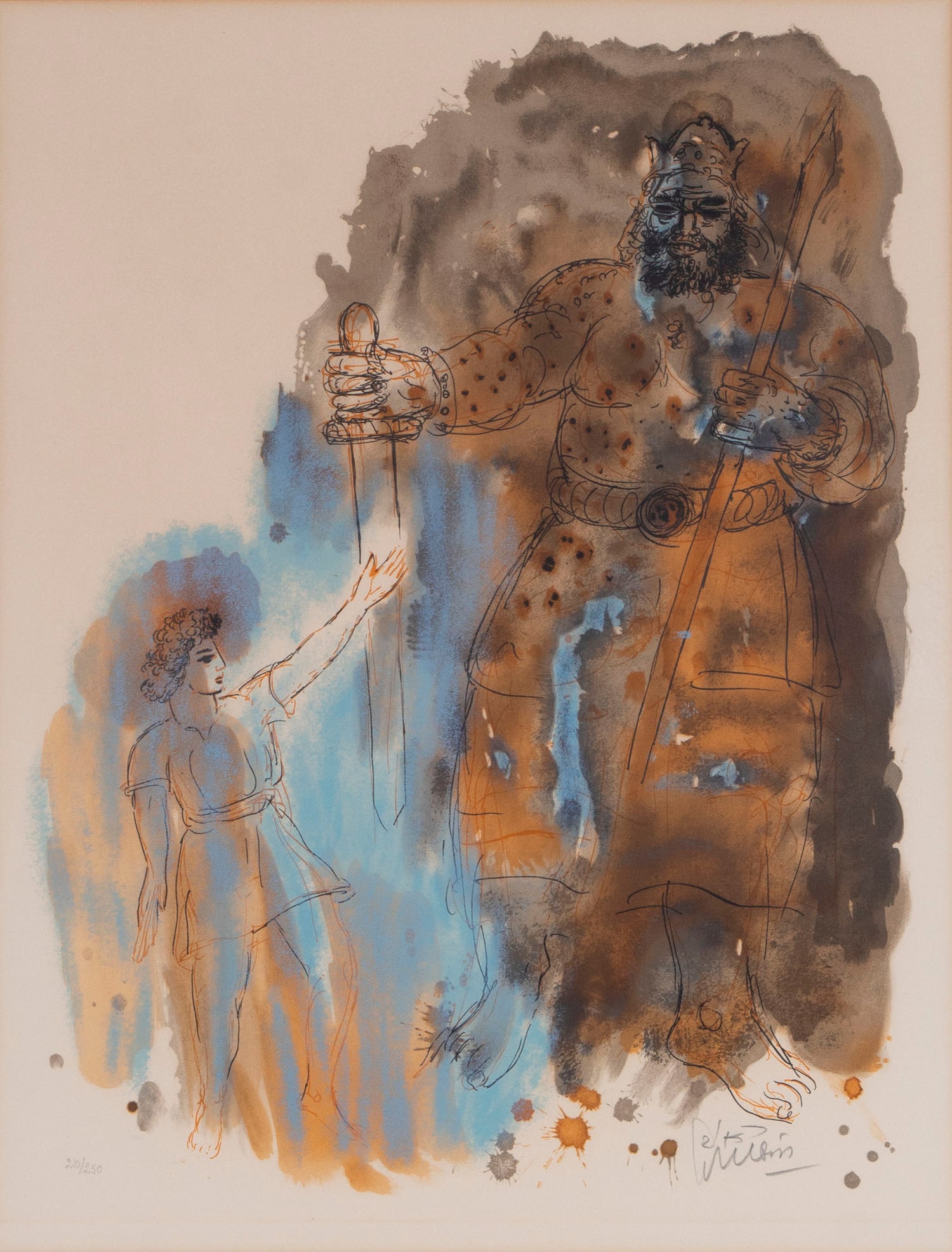 Reuven Rubin  (1893-1974) Romanian Israeli (1 of 4)