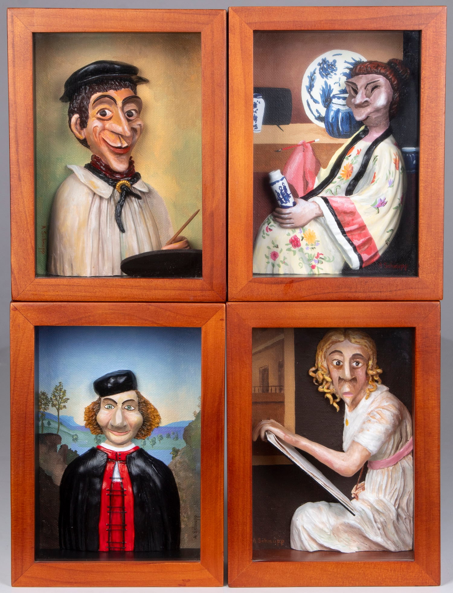 Al Schnupp  (20 th  Century) California  (four) (1 of 5)