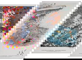 Frank Stella (1936-2024) New York & Claes Oldenburg (1928-2022) Swedish American (two): Two color posters from Master American Contemporaries/ Museu De Arte Contemporanea Portfolio Inaugural Print Invitational, September 10 – October 25, 1993, Frank Stella sheet 34 ¼ x 26 &frac1