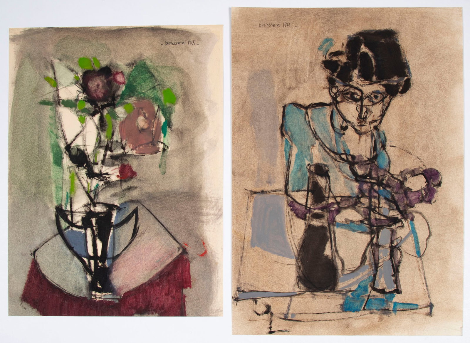 Alfred DeFossez (b. 1932) French (two) (1 of 3)
