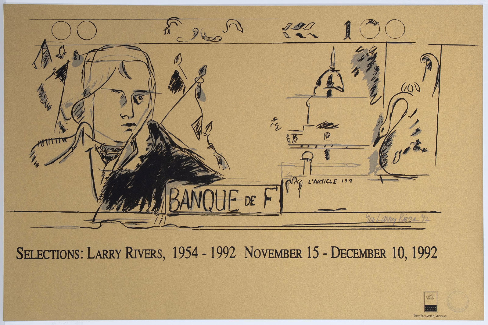 Larry Rivers (1923-2002) American (1 of 3)
