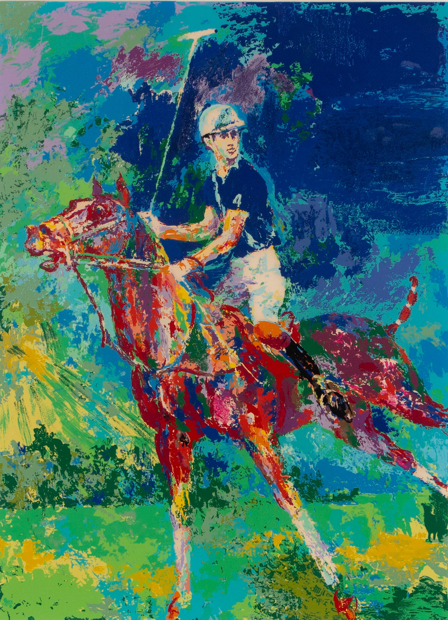 LeRoy Neiman (1921-2012) New York: PRINCE CHARLES WINDSOR (K.II.16), 1982, color screenprint, signed and numbered 252/300 in pencil, printed by Styria Studios with blind stamp lower left, image 30 x 22 ¼”, sheet 36 ½ x