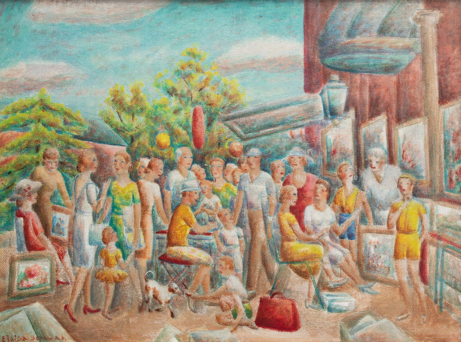 Eloisa Schwab (1894-1990) New York New Jersey Cuba (1 of 4)