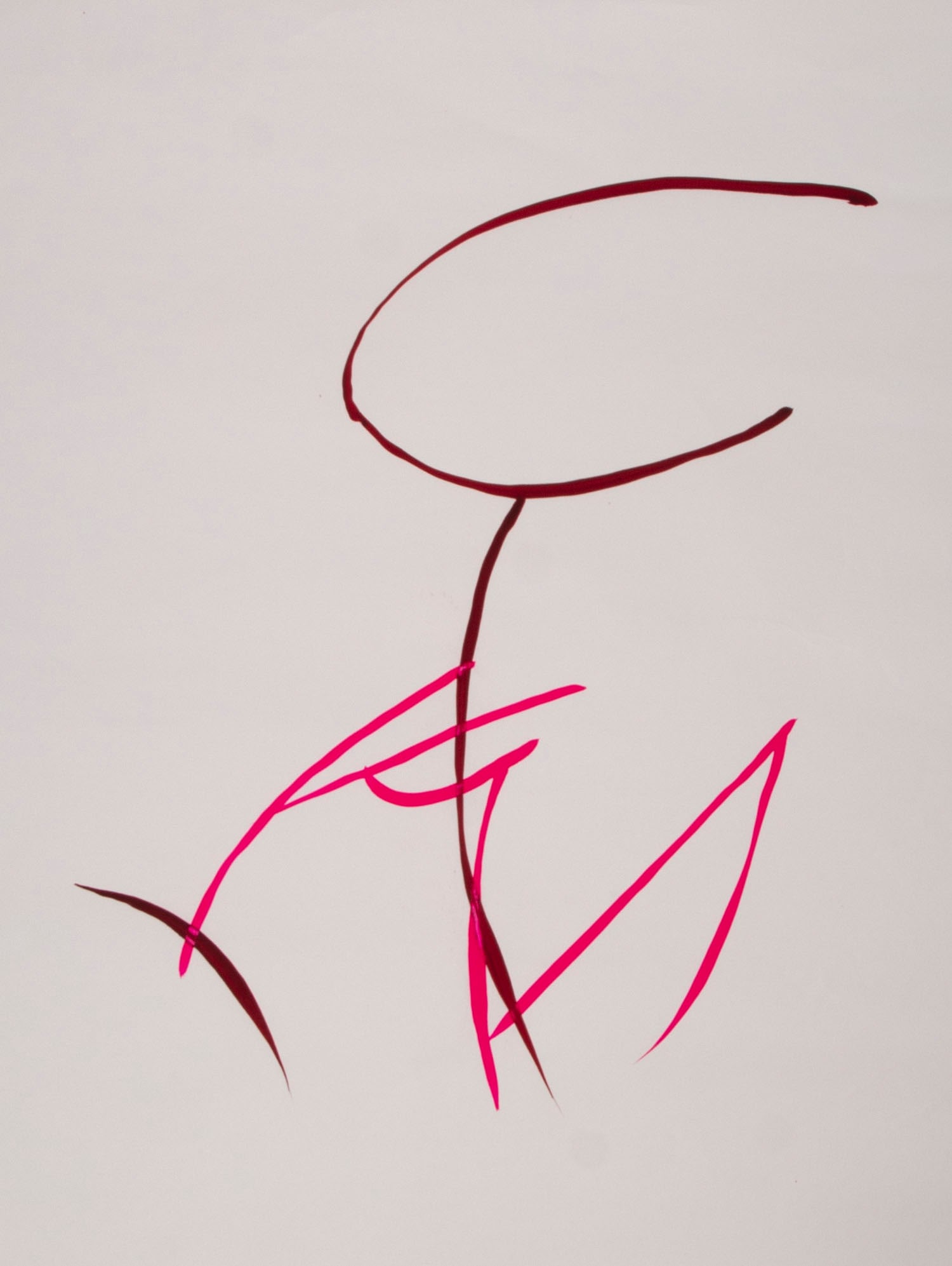 Marianne Eigenheer (1945-2018) Swiss: UNTITLED, 1987, gouache painting on paper, signed and dated lower right, 39.50 x 29?.