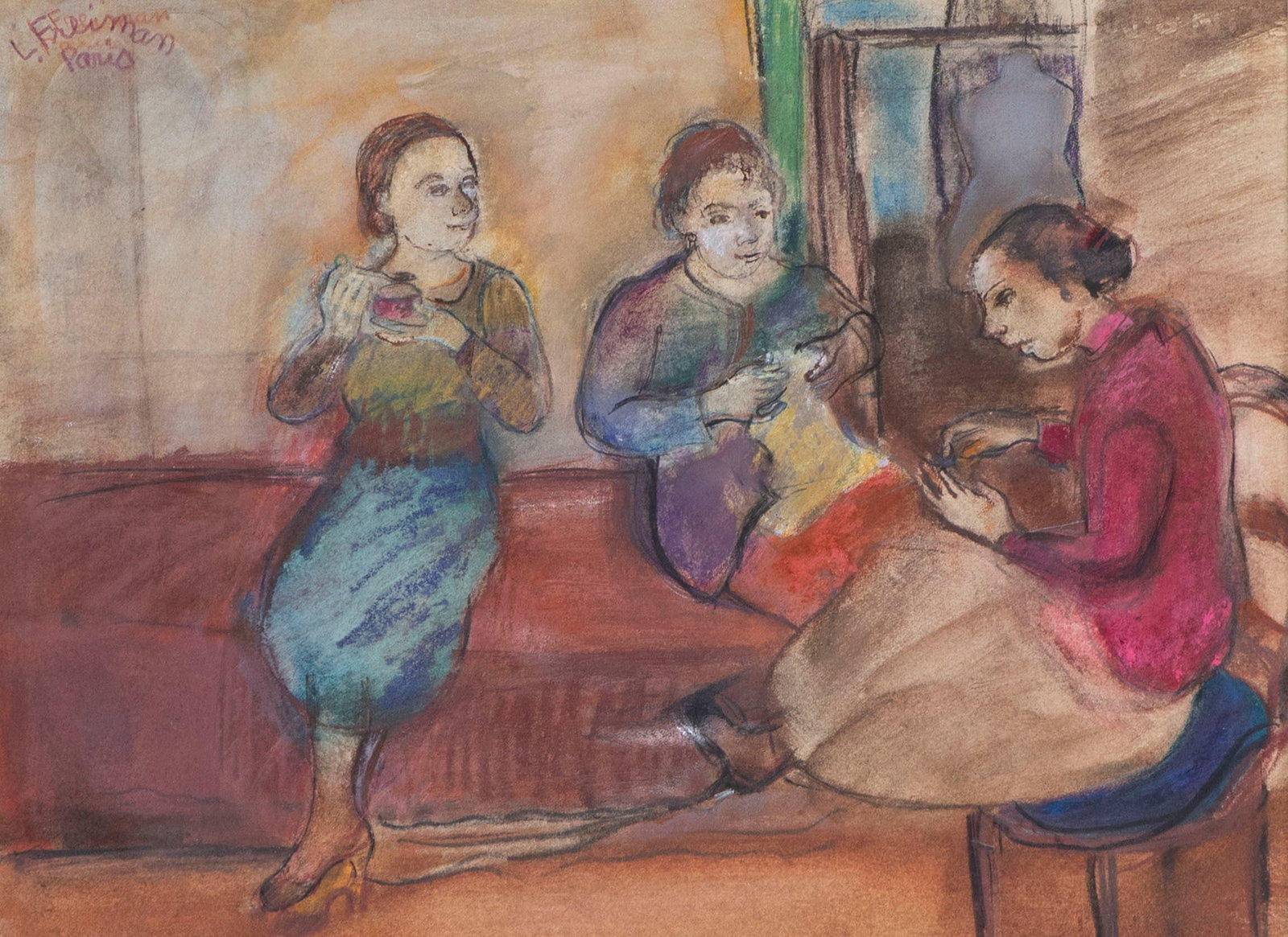 Lillian Freiman (1908-1986) Canada New York (1 of 3)