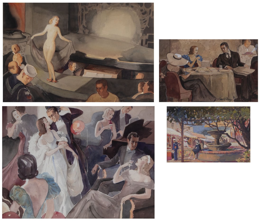Frederick Doyle Penney (1900-1988) California (four) (1 of 7)