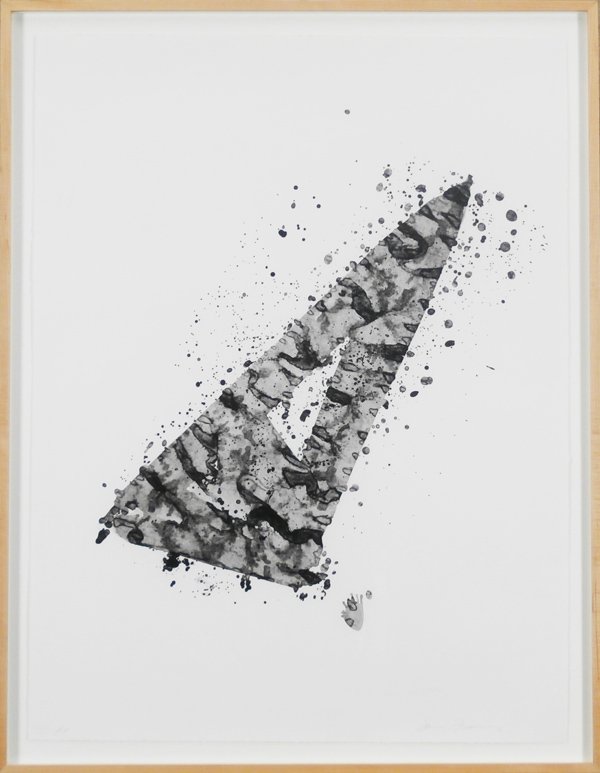 Sam Francis (1923-1994) American: UNTITLED (L.200; SF.208), 1976, lithograph, signed in pencil, from the numbered edition 30, sheet 33 x 25”, printed by George Page, published by Litho Shop, framed, small crease right edge center, o