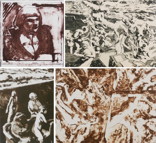 James McGarrell (b. 1930) American (thirty-two): VARIOUS, a collection of thirty-two lithographs, twelve images plus four variations, each signed in pencil, usually from the numbered editions 20, sheets 38 x 27” to 15 x 11”, most being 22 x 30��