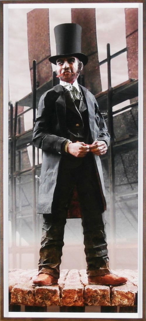 Jasper De Beijer (b. 1973) Netherlands: RIVETING KINGDOM #1, 2008, c-print, a color variant exhibition proof, not from the signed and numbered edition of 7, image 47 ½ x 20”, full margins, framed, in good condition.