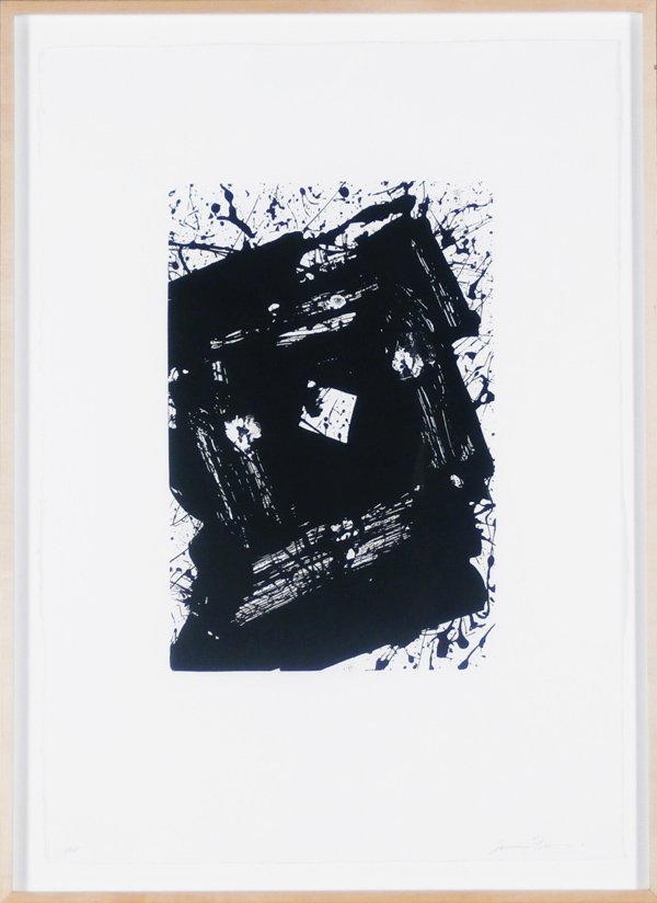 Sam Francis (1923-1994) Californian: UNTITLED (I.17; SFE.500A), 1981, aquatint etching, signed in pencil, artist’s proof aside from the numbered edition 16, image, sheet 30 ¼ x 21 ¼” published by 3EP LTD, framed, in apparently very