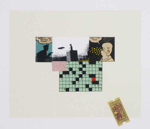 Michael McMillen (b. 1946) & Martha Alf (b. 1930) (two): Michael McMillen UNTITLED, 1991, color screenprint, signed in pencil, from the numbered edition 250, sheet 16 ¾ x 18”, Wasserman blindstamp lower right; Together with Martha Alf APPLE, 1998, black