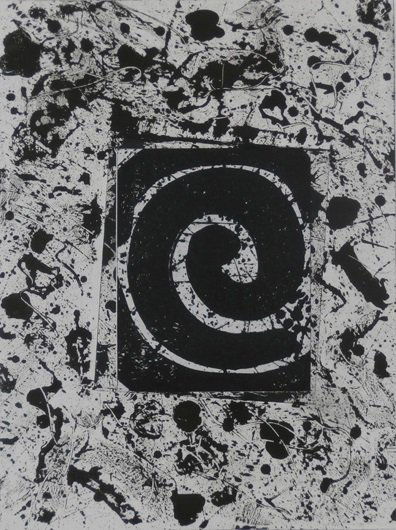 Sam Francis (1923-1994) American: UNTITLED (SFE.003; I.35), 1982, color trial proof aquatint, signed in pencil and inscribed CTP, one of 12 color trial proofs aside from the regular numbered edition 20, image 23 ¾ x 17 ¾”, sheet 3