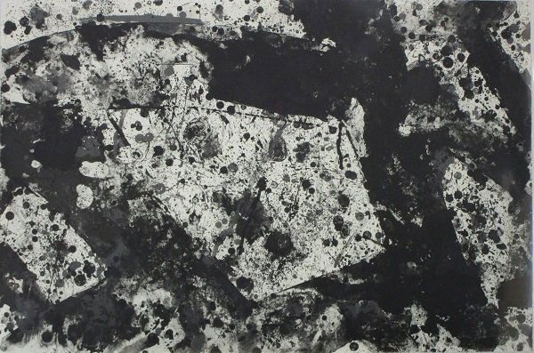 Sam Francis (1923-1994) Californian: METAL CLOUD variant (L.162; SF.142), 1973, color lithograph, signed in pencil, one of 5 variants aside from the numbered edition 22, sheet 27 ½ x 41 3/8”, printed by George Page, published by The L